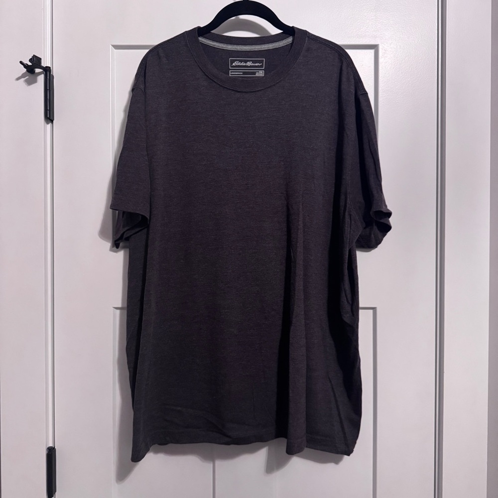 Men’s Eddie Bauer Dark Gray Short Sleeve Tee 2XL